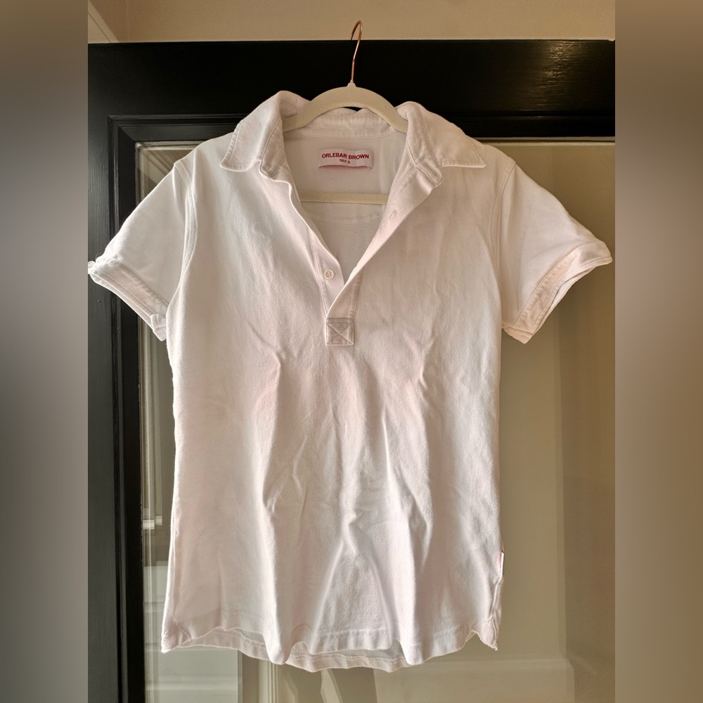 Orlebar Brown white Polo Shirt
